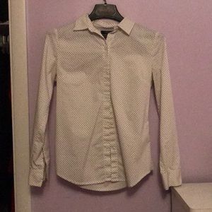 Black dot Button up Dress Shirt